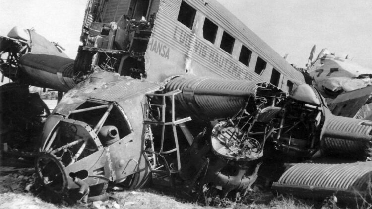 Lufthansa Junkers Ju 52 Berlin Tempelhof Copyright