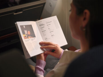 Lufthansa Project Fox Premium Economy Karte Copyright