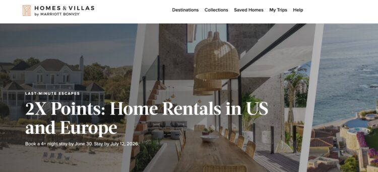 Marriott Bonvoy Homes Villas Promo Europa Usa Juni 2026