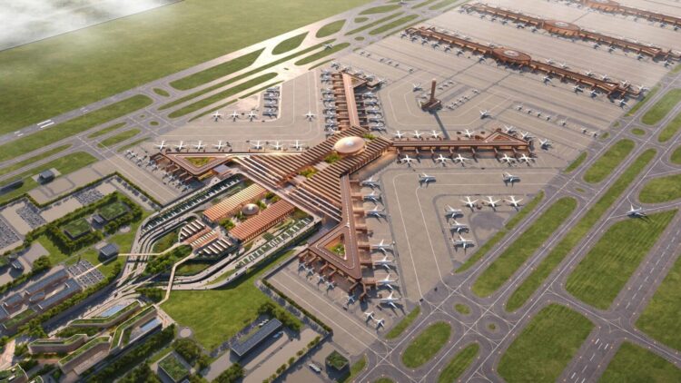 Bishoftu International Airport Render Zaha Hadid Architects