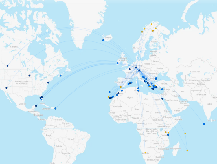 Discover Airlines Streckennetz Flightconnections August 2026