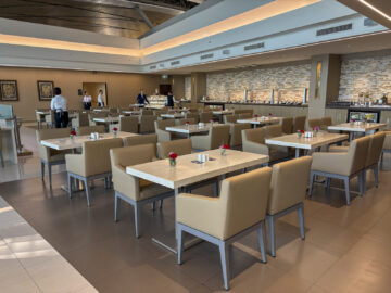 Emirates Lounge Bangkok Dining Area