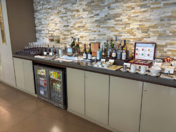 Emirates Lounge Bangkok Drinks Auswahl