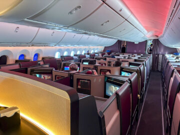 Qatar Airways Boeing 787 9 Business Class Adient Ascent Kabine
