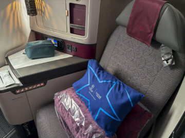 Qatar Airways Boeing 787 9 Business Class Adient Ascent Sitz Detail