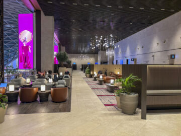 Qatar Airways Doha Al Mourjan Business Lounge The Garden Sitze