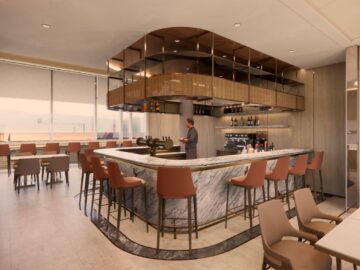 Singapore Airlines Silverkris Lounge Melbourne Bar Copyright