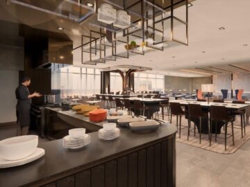 Singapore Airlines Silverkris Lounge Melbourne Buffet Copyright