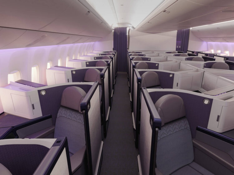 Air New Zealand Boeing 777 300 Business Premier Kabine Retrofit Copyright