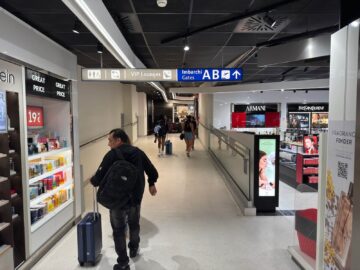 Ita Airways Runway Lounge Mailand Linate Weg Zur Lounge 1
