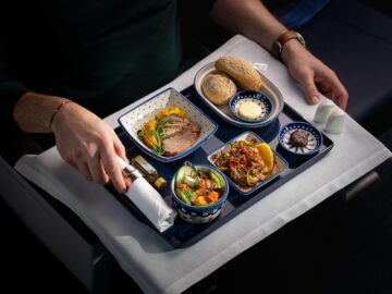 Lot Polish Airlines Business Class Geschirr Copyright