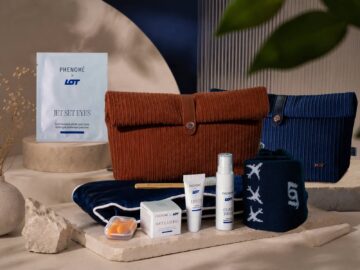 Lot Polish Airlines Business Class Neue Amenity Kits Beidelot Polish Airlines