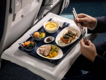 Lot Polish Airlines Premium Economy Class Geschirr Copyright