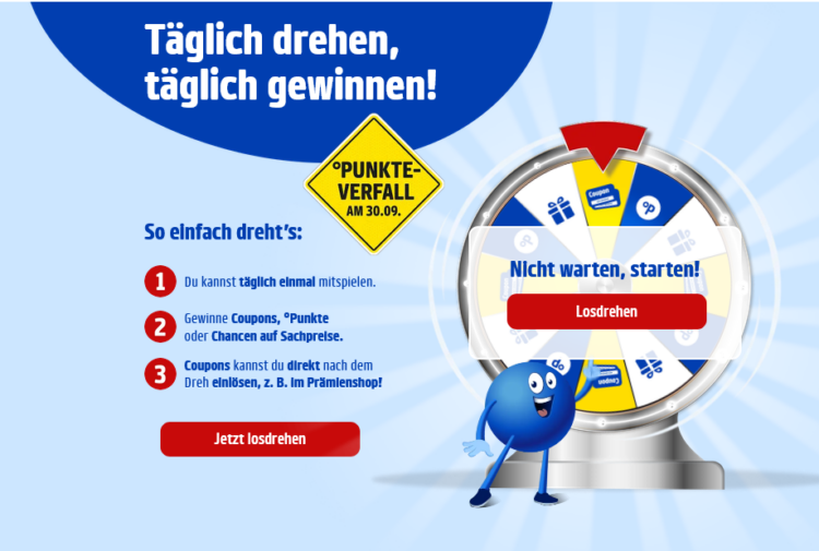 Payback Gewinnspiel Gluecksrad September 2026