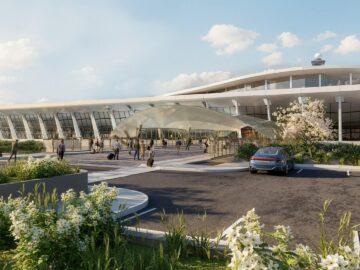 Washington Dulles Airport Neu Nord Fassasde Seitliche Copyright
