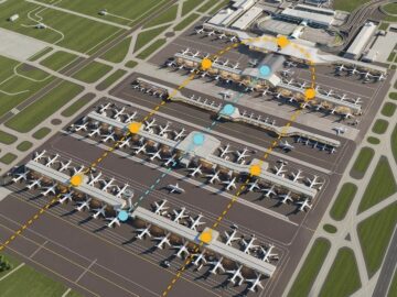 Washington Dulles Airport Neu Satelliten Copyright