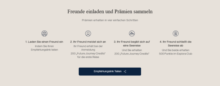 Explora Club Empfehlungprozess