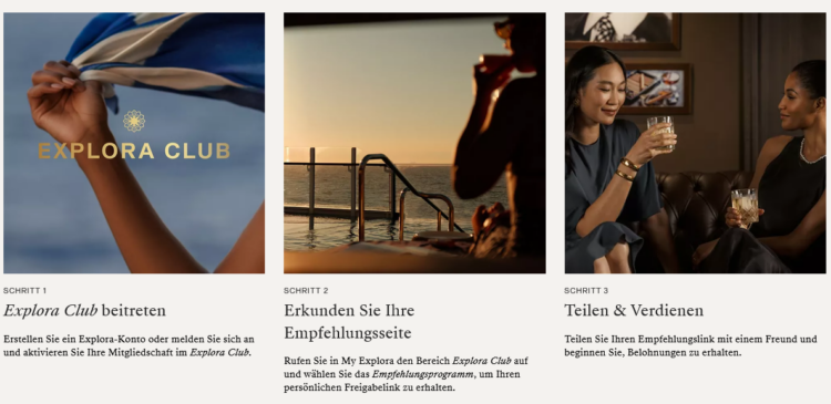 Explora Club Empfehlungsprozess Übersicht