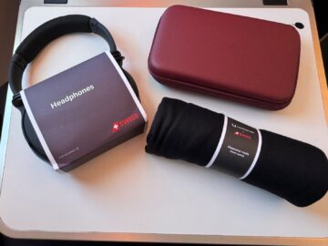 Swiss Business Class Airbus A350 Amenities Headphones