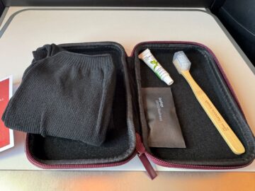 Swiss Business Class Airbus A350 Amenity Kit Inhalt
