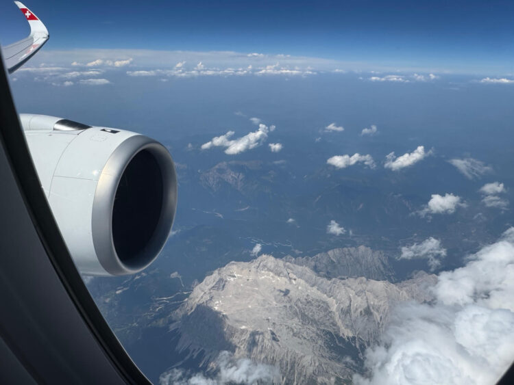Swiss Business Class Airbus A350 Aussenansicht