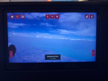 Swiss Business Class Airbus A350 Aussenkamera2