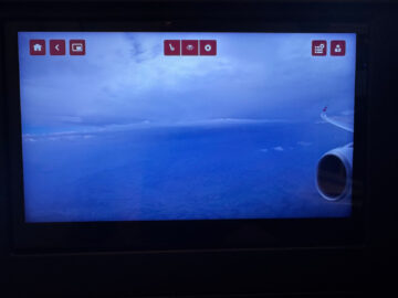 Swiss Business Class Airbus A350 Aussenkamera3