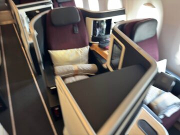 Swiss Business Class Airbus A350 Classic Seat