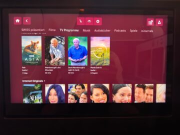 Swiss Business Class Airbus A350 Filme4