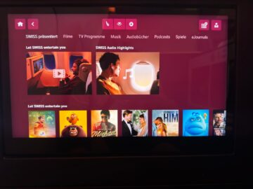 Swiss Business Class Airbus A350 Filmejpg