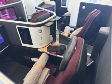 Swiss Business Class Airbus A350 Mittlere Reihe Von Hinten