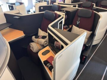 Swiss Business Class Airbus A350 Throne Seat