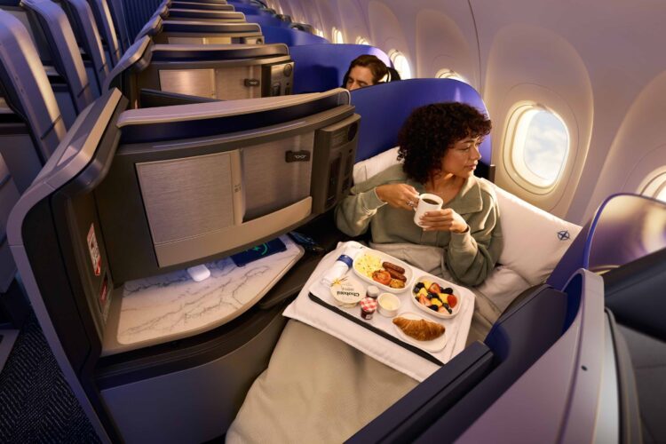 United Airlines Airbus A321xlr Polaris Sitz Copyright