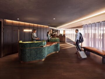 Alaska Airlines Aurora Lounge Seattle Eingang Copyright
