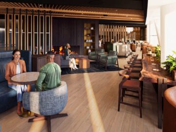 Alaska Airlines Aurora Lounge Seattle Sitzbereich Copyright