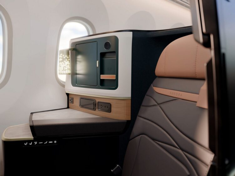 Alaska Airlines Boeing 787 Aurora Cabin Render 4 Copyright