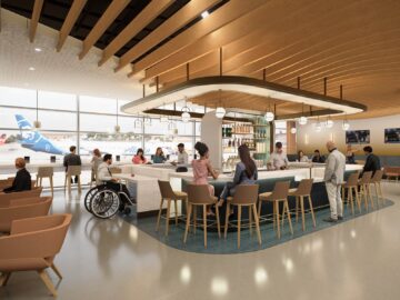 Alaska Airlines Lounge San Diego Sitzbereich Copyright