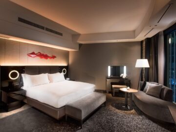 Conrad Osaka King Executive Corner Suite Bedroom Copyright