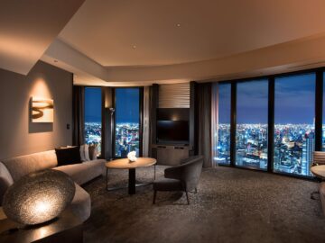 Conrad Osaka King Executive Corner Suite Living Room Copyright