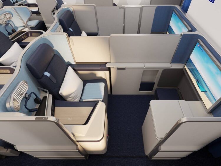 Edelweiss Airbus A350 Neue Kabine Business Suite 1
