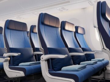 Edelweiss Airbus A350 Neue Kabine Economy Class 1