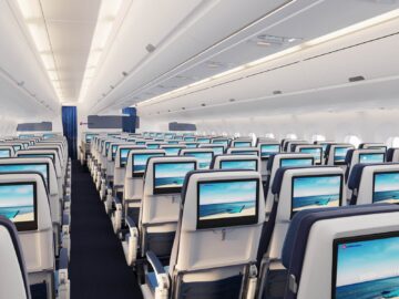 Edelweiss Airbus A350 Neue Kabine Economy Class 2