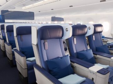 Edelweiss Airbus A350 Neue Kabine Premium Economy Class 2