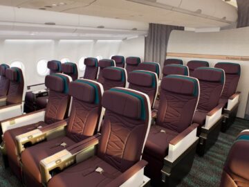 Hawaiian Airlines Airbus A330 Premium Reserve Kabine Copyright