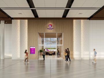 Hawaiian Airlines Lounge Honolulu Eingang Copyright