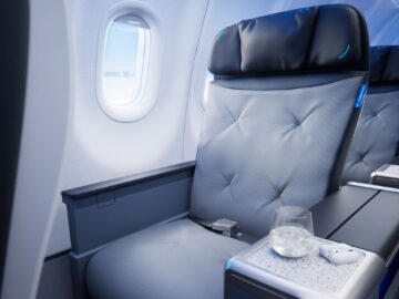 Jetblue Blue First Sitz Ablage Copyright
