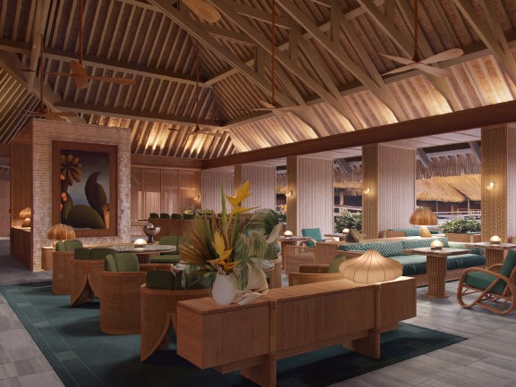 Regent Bora Bora Lobby Copyright
