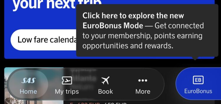 Sas Eurobonus App Eurobonus Mode