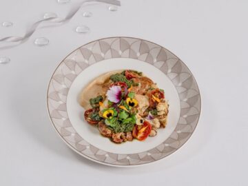 Singapore Airlines Business Class Roasted Cauliflower Steak Copyright