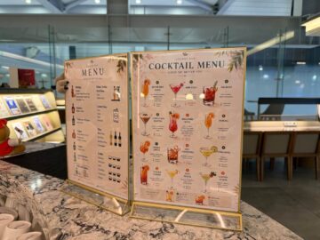 Singapore Airlines Silverkris Lounge Seoul Incheon Cocktail Menue2